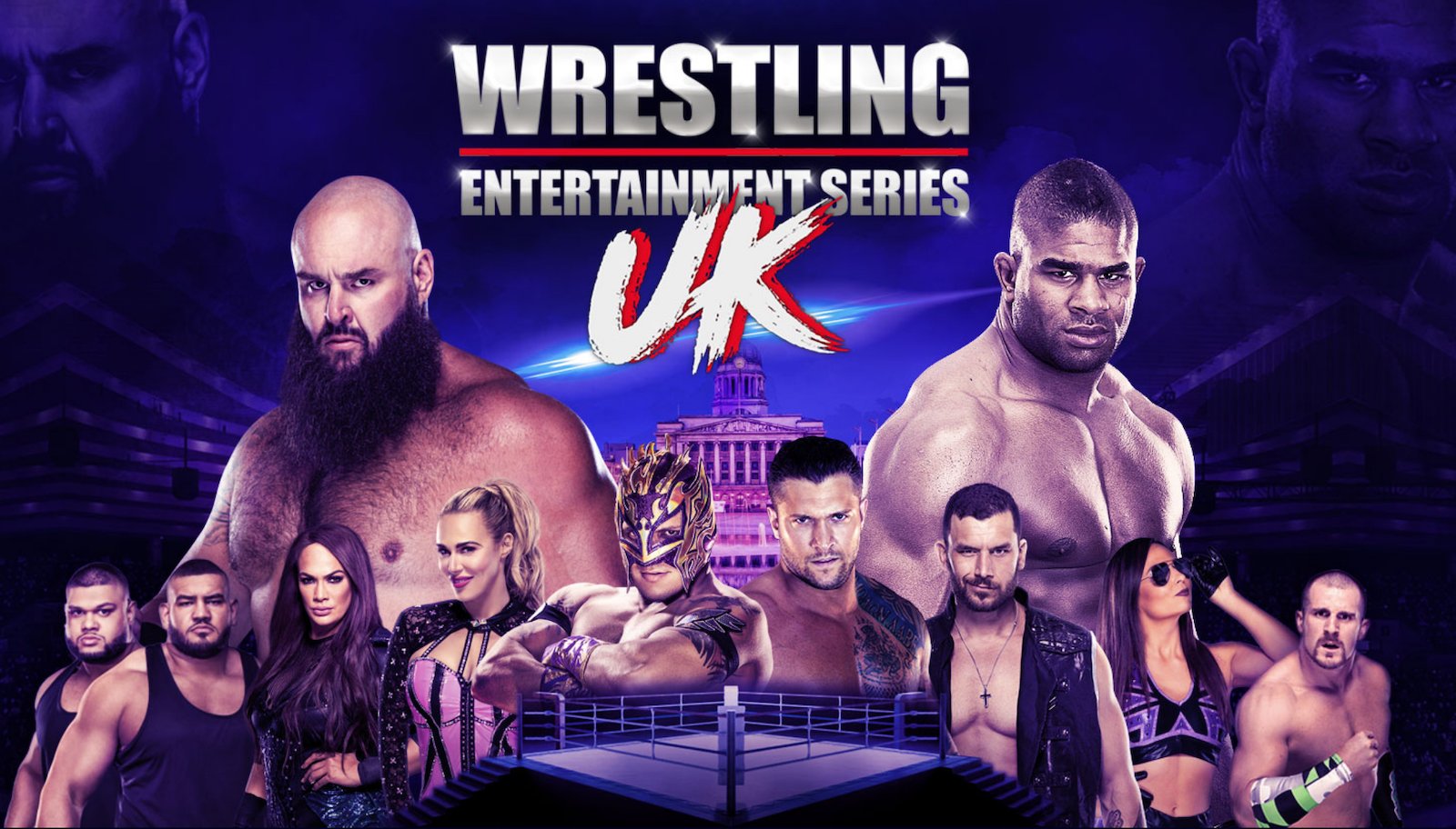 Carte du premier show Wrestling Entertainment Series
